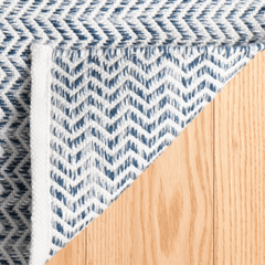 Coastal Handwoven Indoor/Outdoor Rug - Blue - Our Boat House