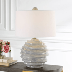 Cobalt Glazed Accent Lamp - coastal inspired home furnishing lifestyle