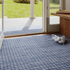 Coco Blue Indoor/Outdoor Rug - Our Boat House