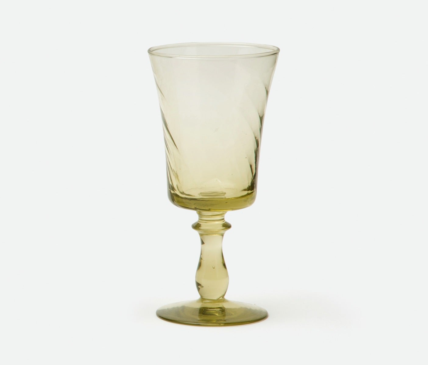 Colette Wine Glass - Sage Green - Our Boat House