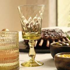 Colette Wine Glass - Sage Green - Our Boat House