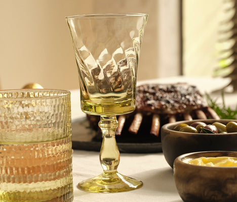 Colette Wine Glass - Sage Green - Our Boat House