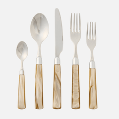 Colson Champagne/Polished Silver Flatware Set - Our Boat House