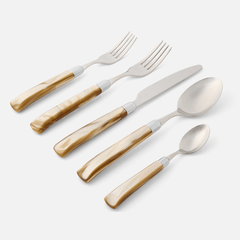 Colson Champagne/Polished Silver Flatware Set - Our Boat House