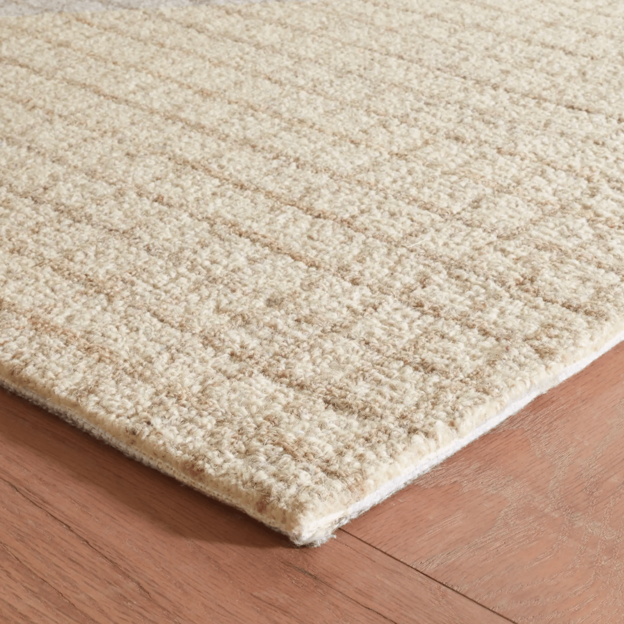 Conall Hand Micro Hooked Wool Rug - Natural - Our Boat House