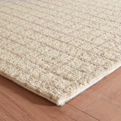 Conall Hand Micro Hooked Wool Rug - Natural - Our Boat House