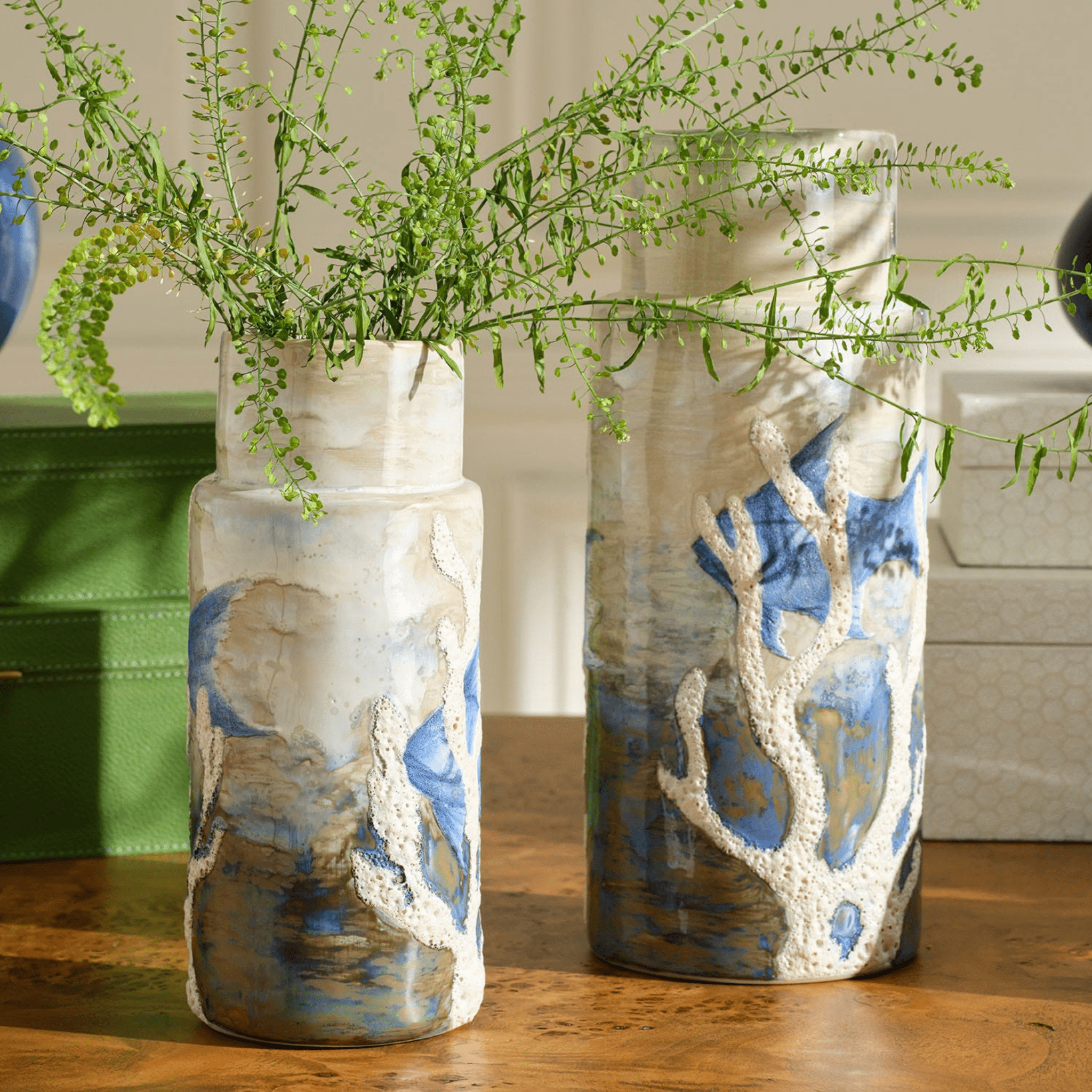 Coraline Vase Set - coastal inspired home furnishing lifestyle