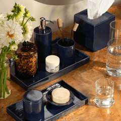 Cordoba Bath Accessories - Navy - Our Boat House