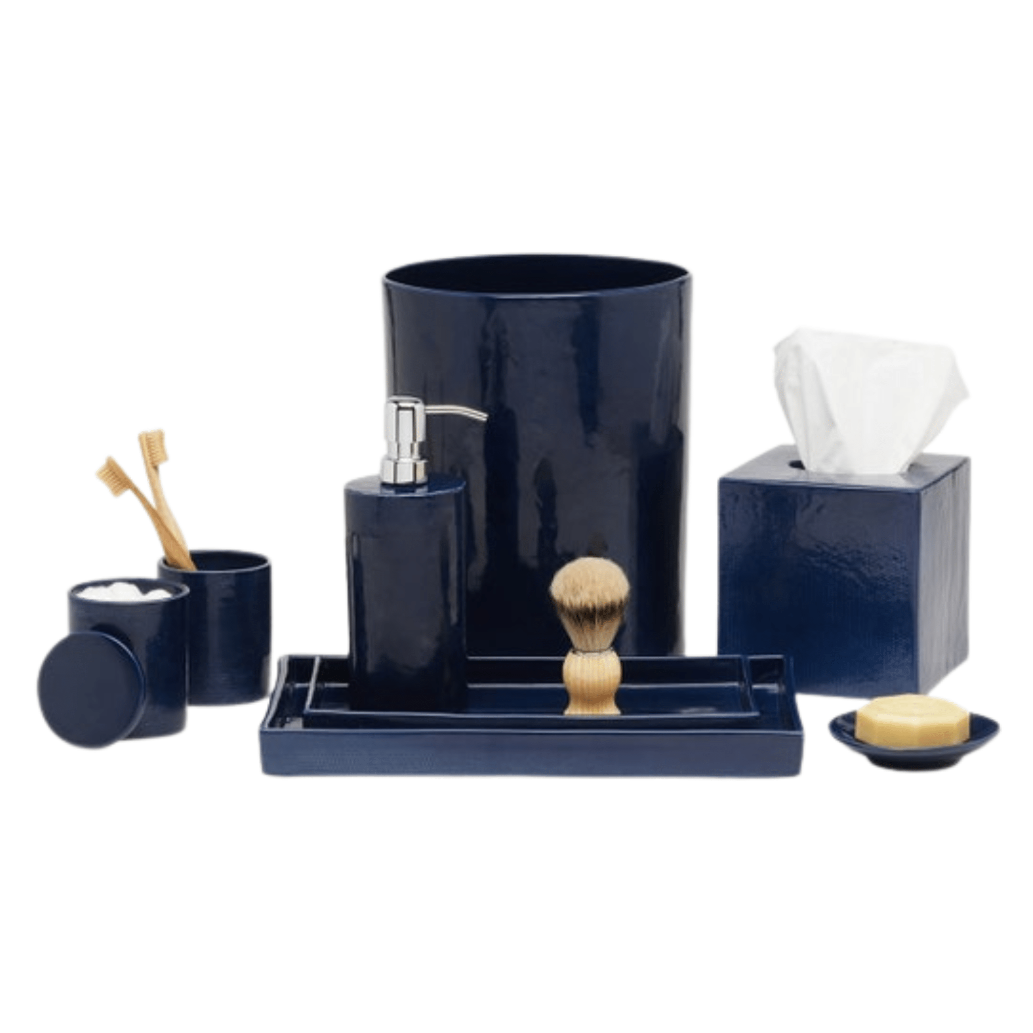 Cordoba Bath Accessories - Navy - Our Boat House