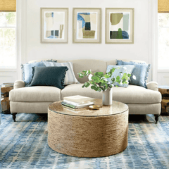 Coronado Indigo Indoor/Outdoor Decorative Pillow Cover - Our Boat House