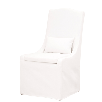 Coronado Slipcovered Dining Chair - Pearly White - Our Boat House