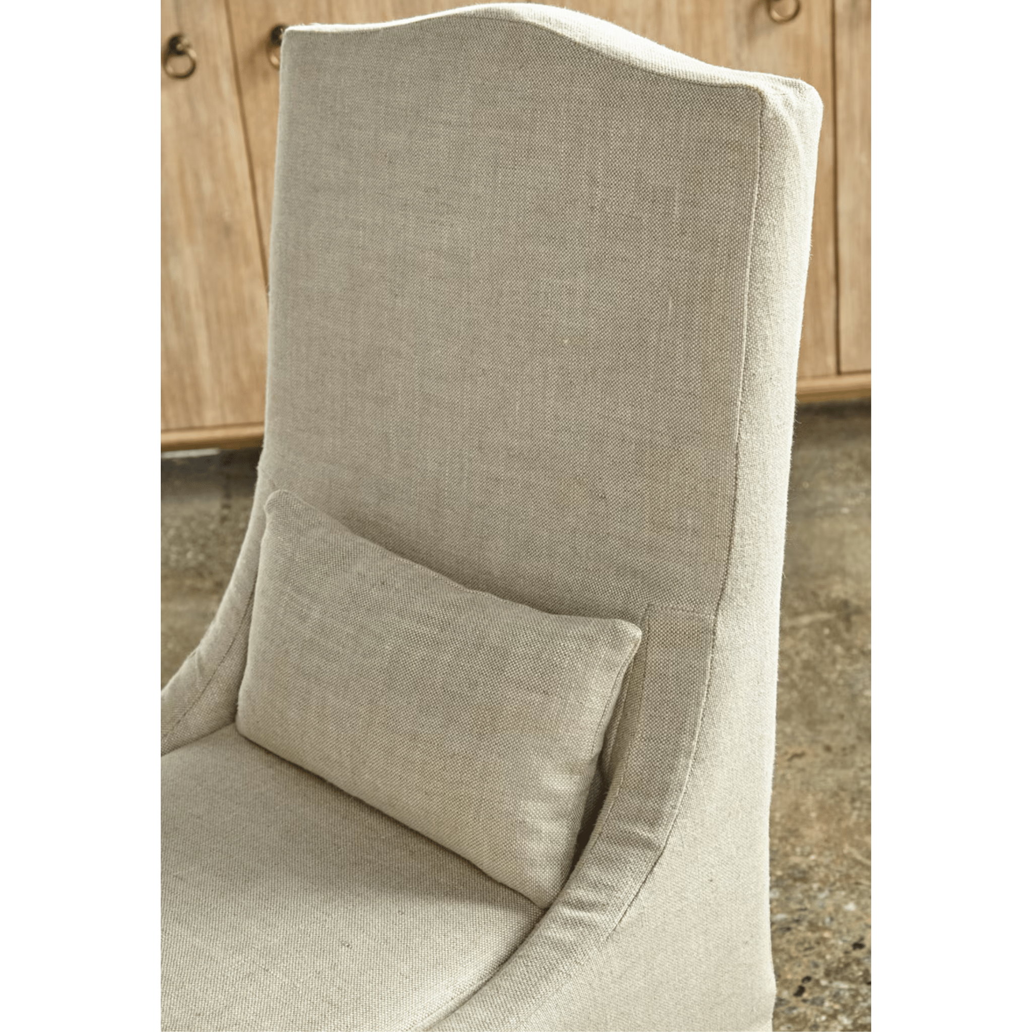 Coronado Slipcovered Dining Chair - Wheat - Our Boat House