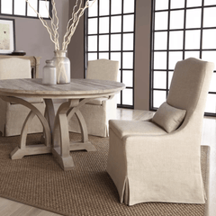 Coronado Slipcovered Dining Chair - Wheat - Our Boat House