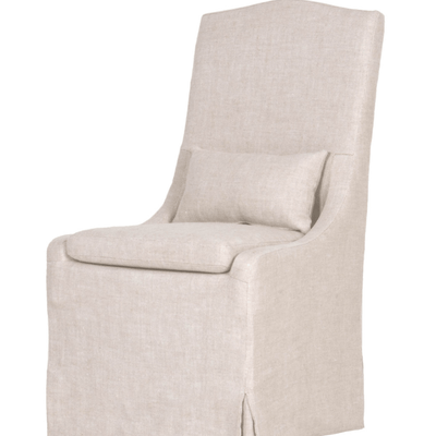 Coronado Slipcovered Dining Chair - Wheat - Our Boat House