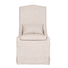 Coronado Slipcovered Dining Chair - Wheat - Our Boat House