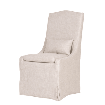 Coronado Slipcovered Dining Chair - Wheat - Our Boat House