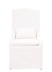 Coronado Slipcovered Dining Chair - Pearly White