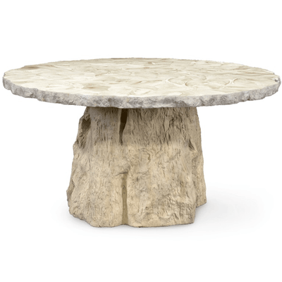 Cota Fossilized Clam Dining Table - Our Boat House