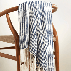 Cozumel Navy Throw - Our Boat House