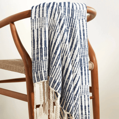 Cozumel Navy Throw - Our Boat House