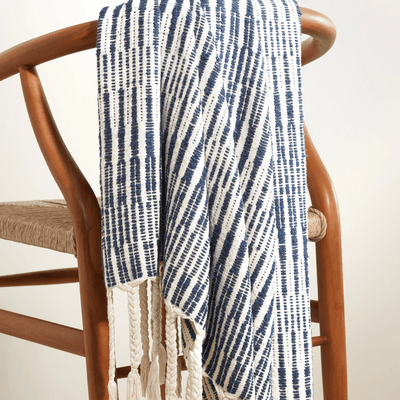 Cozumel Navy Throw - Our Boat House