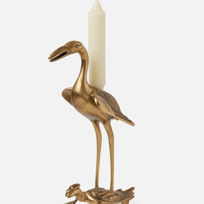 Crane Candle Holder - Our Boat House