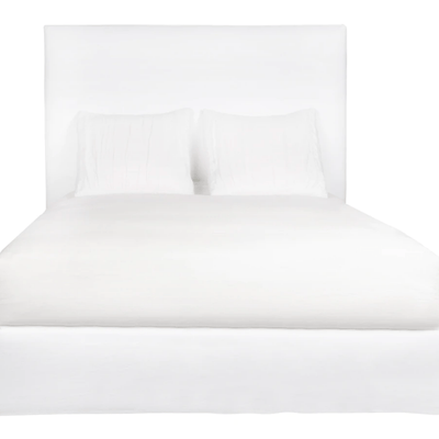 Croatia Slipcovered Tall Bed - CA King - Our Boat House