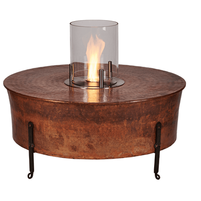 Cuprum Copper Fire Table - Our Boat House