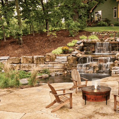 Cuprum Copper Fire Table - Our Boat House