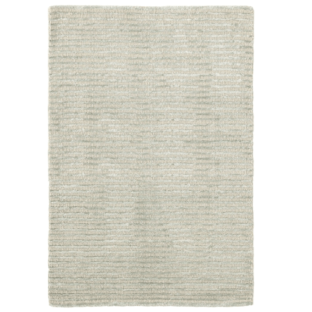 Cut Stripe Ocean Hand‑Knotted Rug – Ocean Blue Area Rug