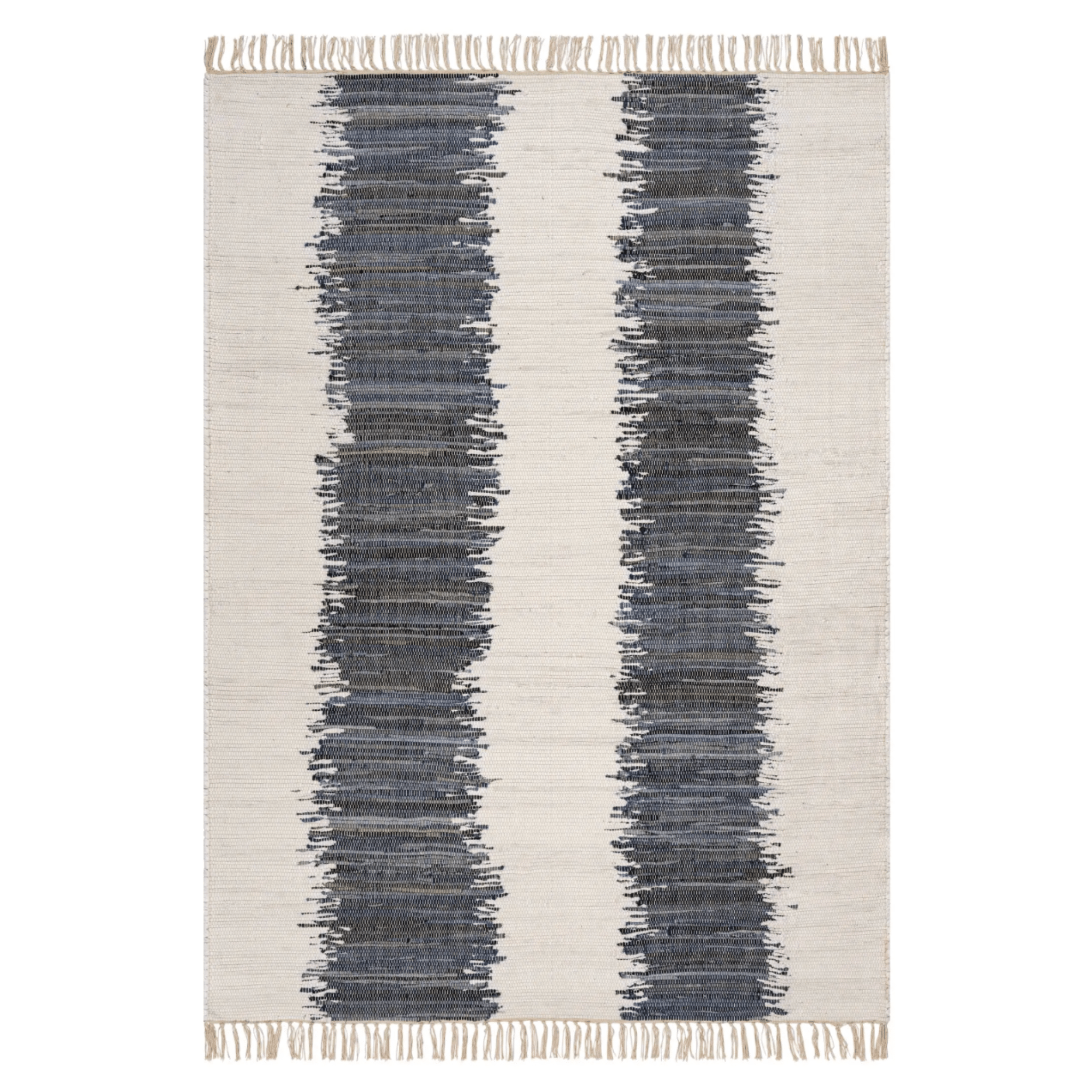 Dahara Denim Bohemian Abstract Rug - Our Boat House