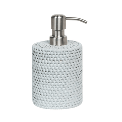Dalton Bath Accessories - Light Gray Rattan - Our Boat House