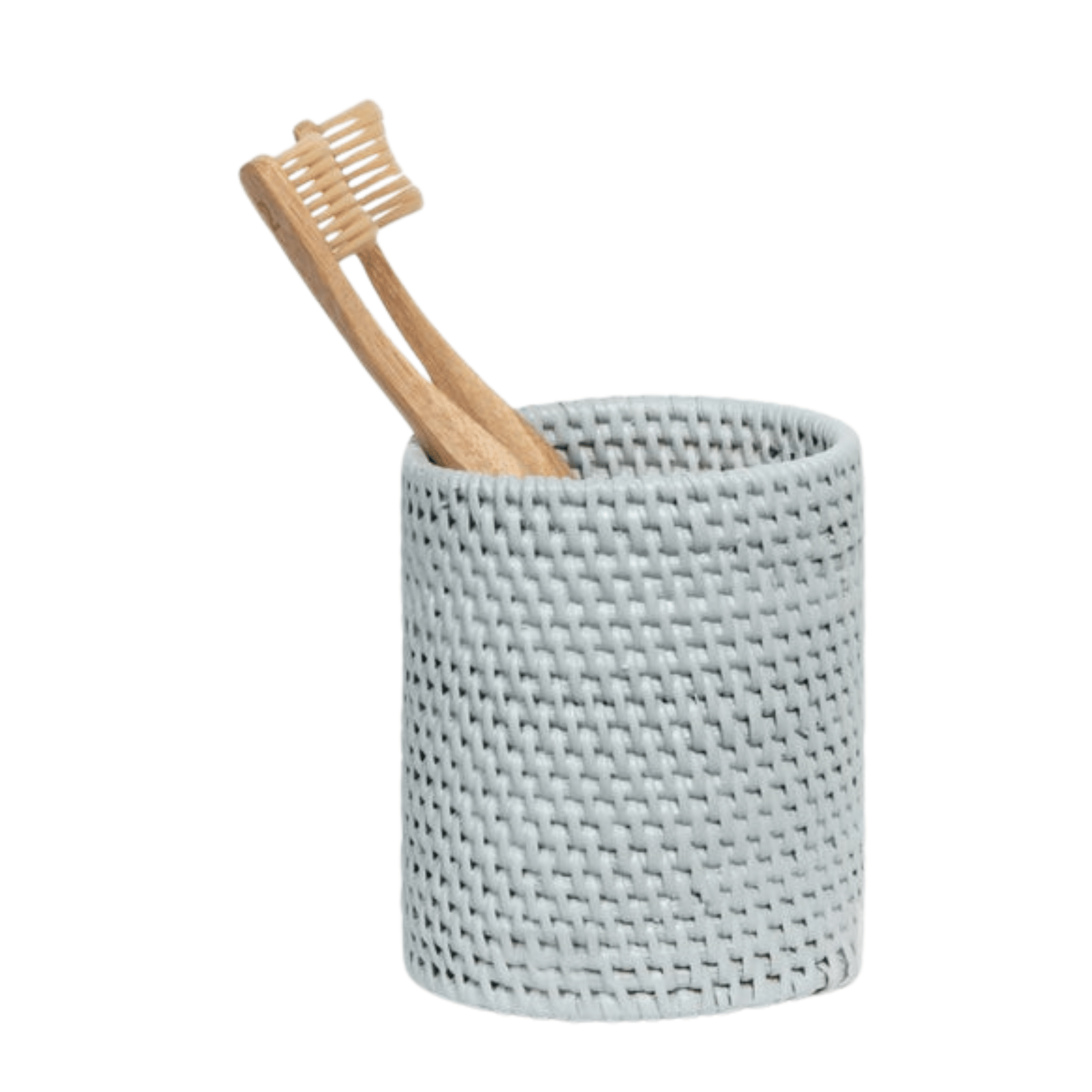 Dalton Bath Accessories - Light Gray Rattan - Our Boat House