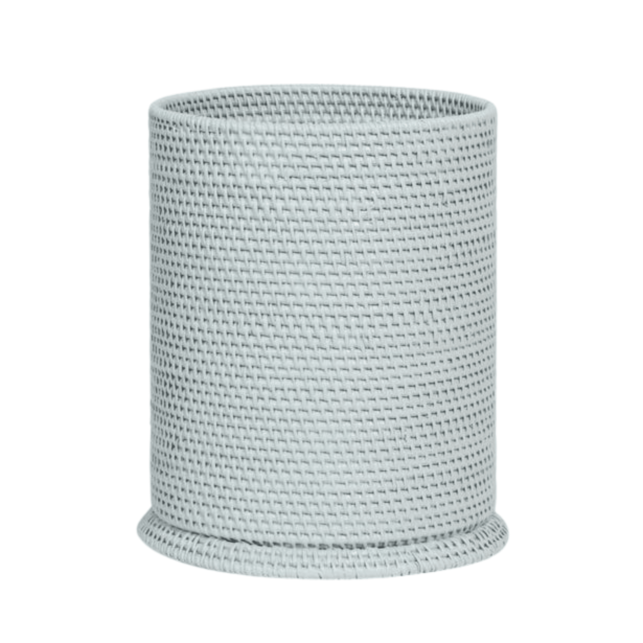 Dalton Bath Accessories - Light Gray Rattan - Our Boat House