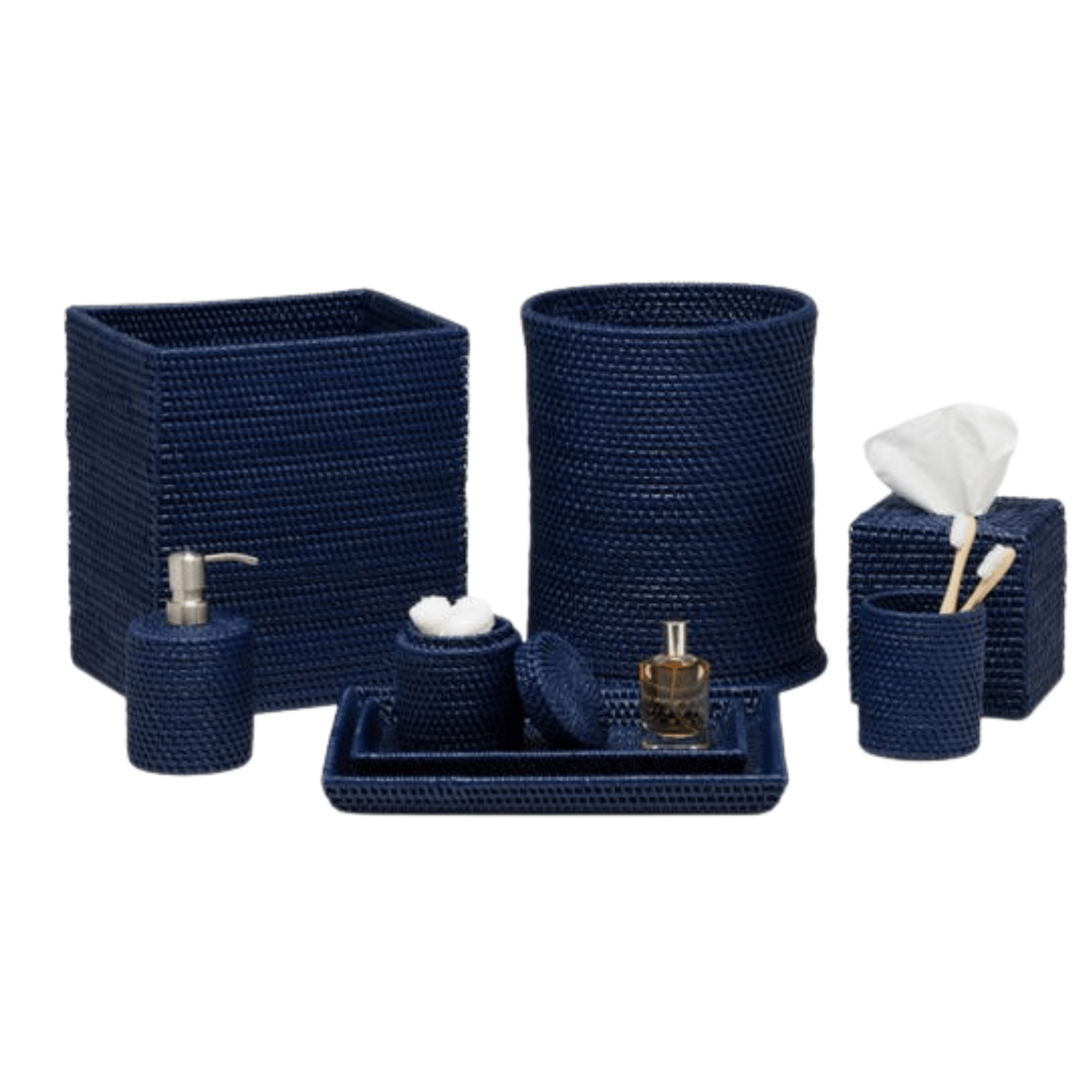 Dalton Bath Accessories - Navy - Our Boat House