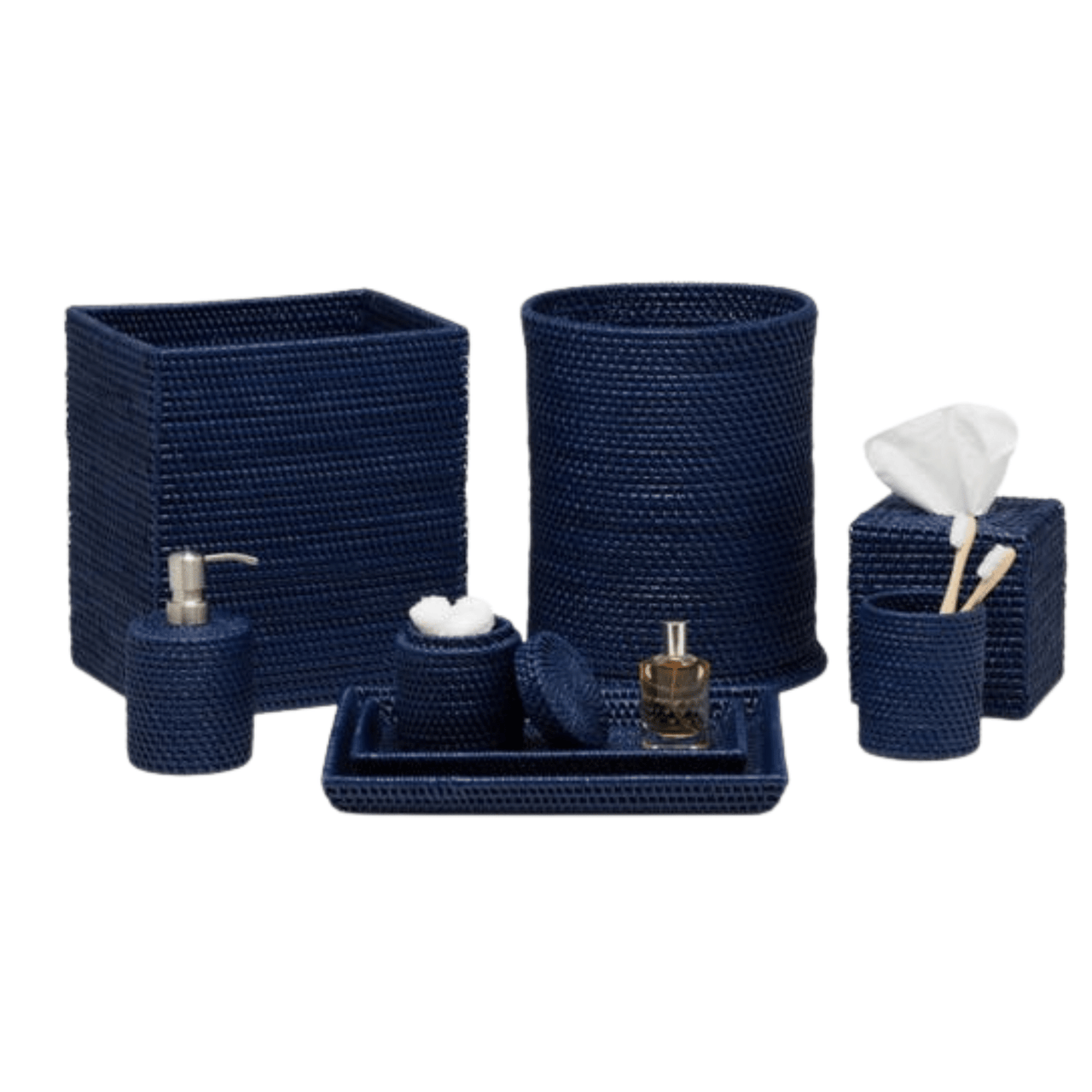 Dalton Bath Accessories - Navy - Our Boat House