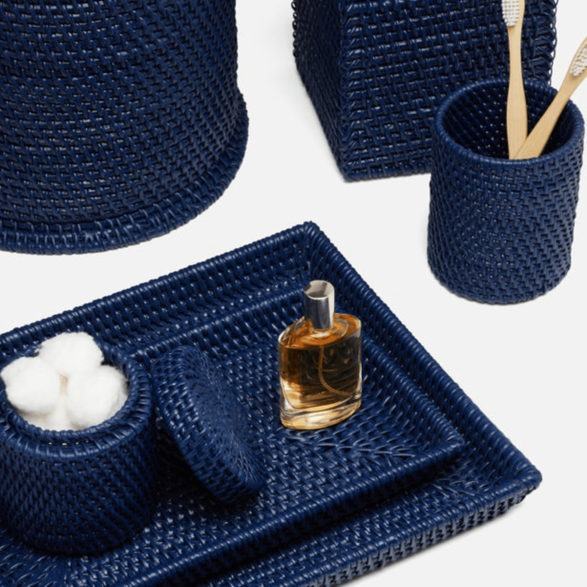 Dalton Bath Accessories - Navy - Our Boat House