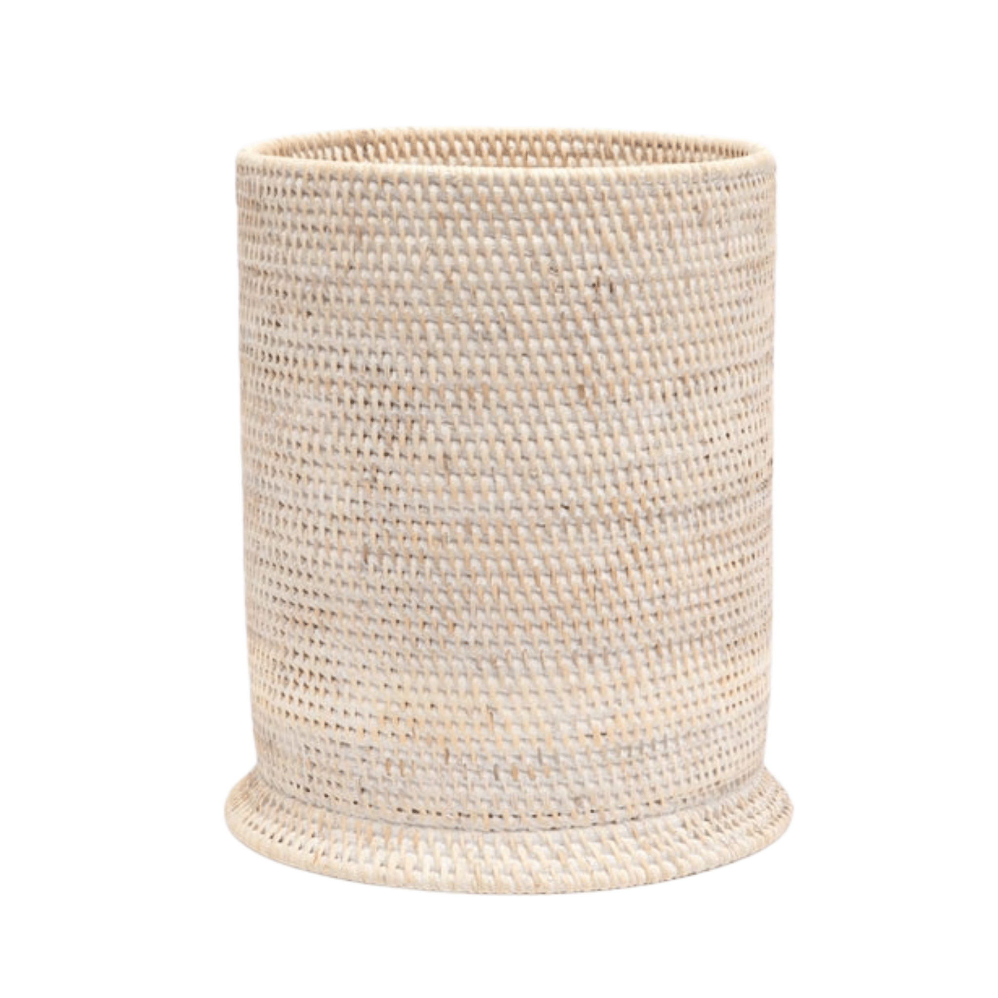 Dalton Bath Accessories - Whitewash Rattan - Our Boat House