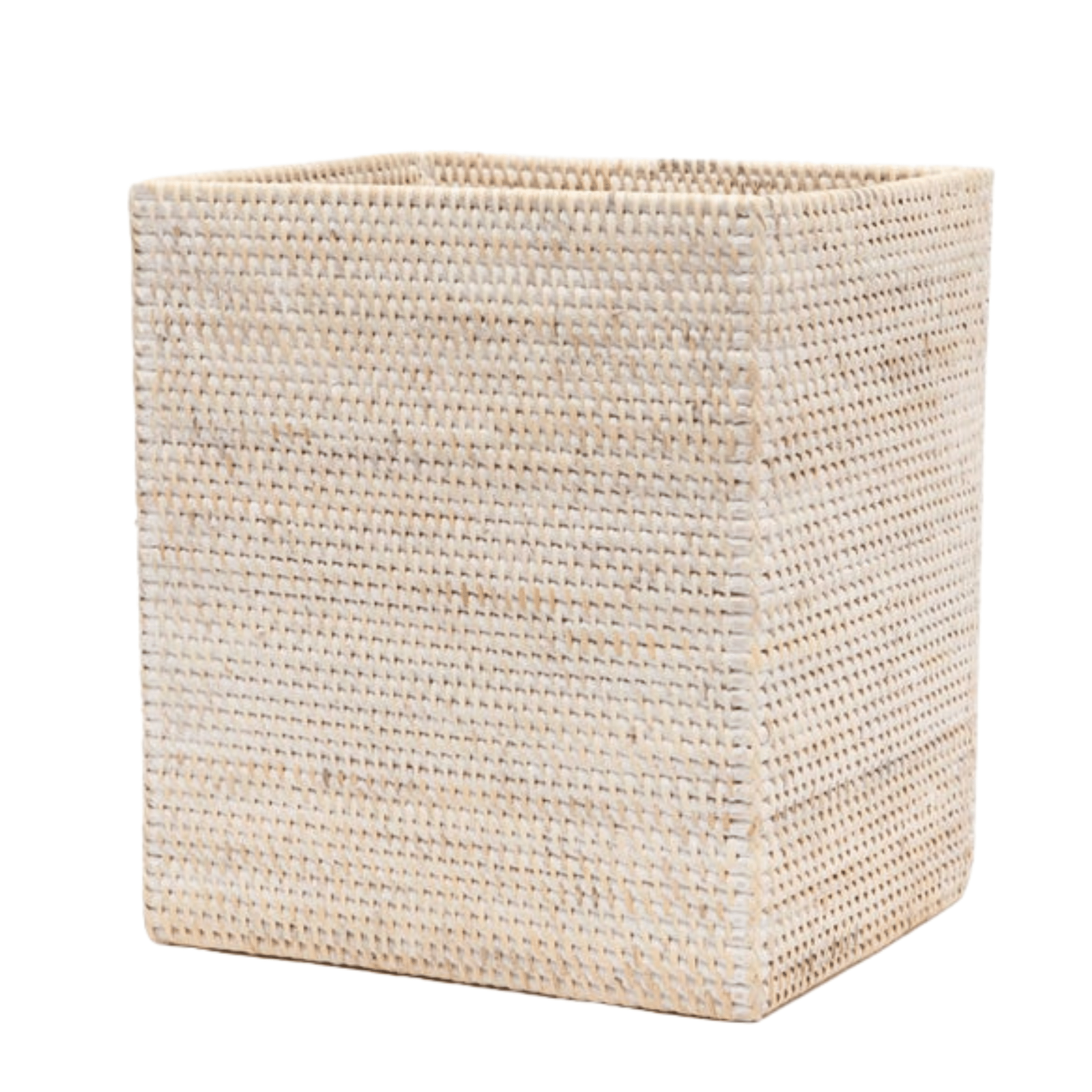 Dalton Bath Accessories - Whitewash Rattan - Our Boat House