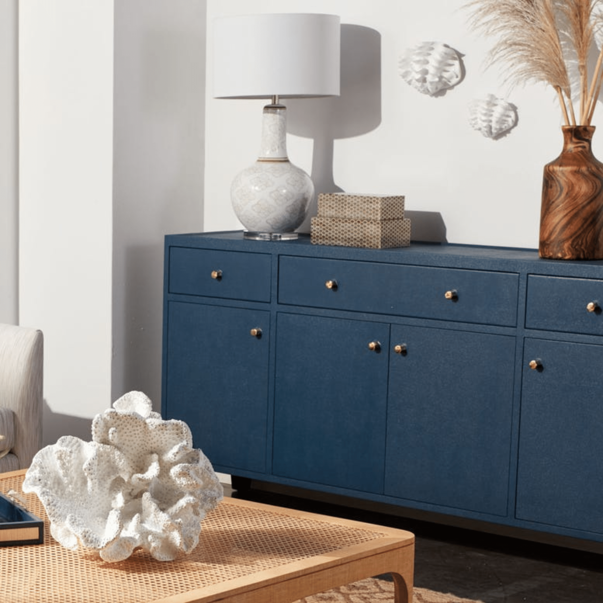 Darcey Faux Coral - coastal inspired home furnishing lifestyle