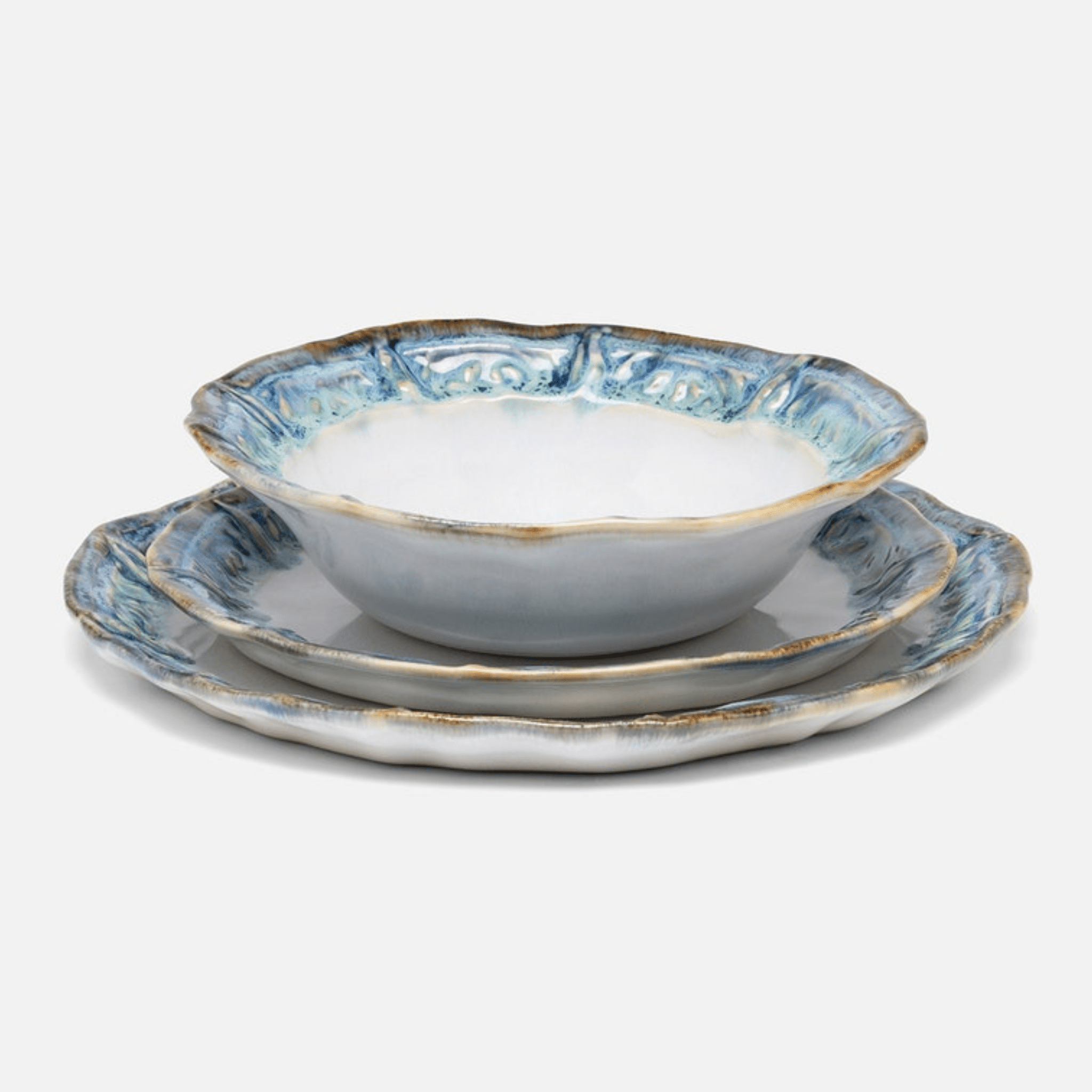 Delara Light Azure Dinnerware Collection - Our Boat House