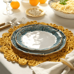Delara Light Azure Dinnerware Collection - coastal inspired home furnishing lifestyle