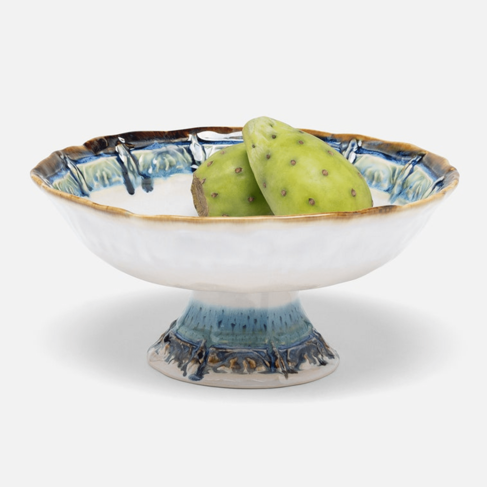 Delara Light Azure Fruit Bowl - Our Boat House