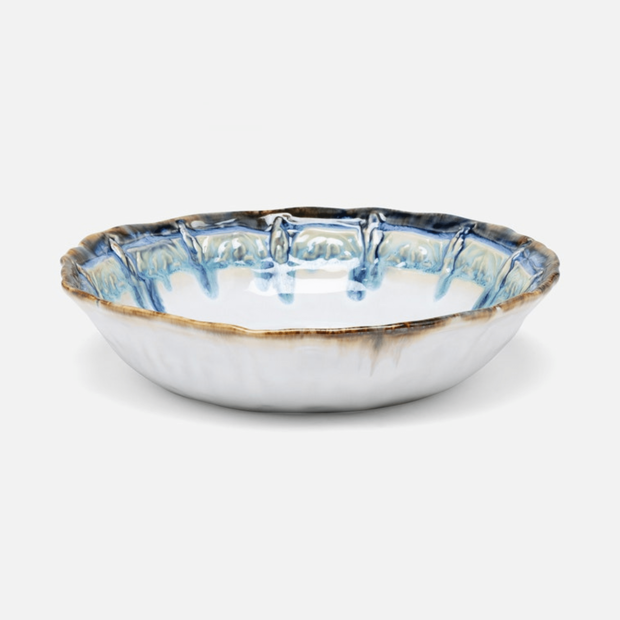 Delara Light Azure Serving Bowl Set - Our Boat House