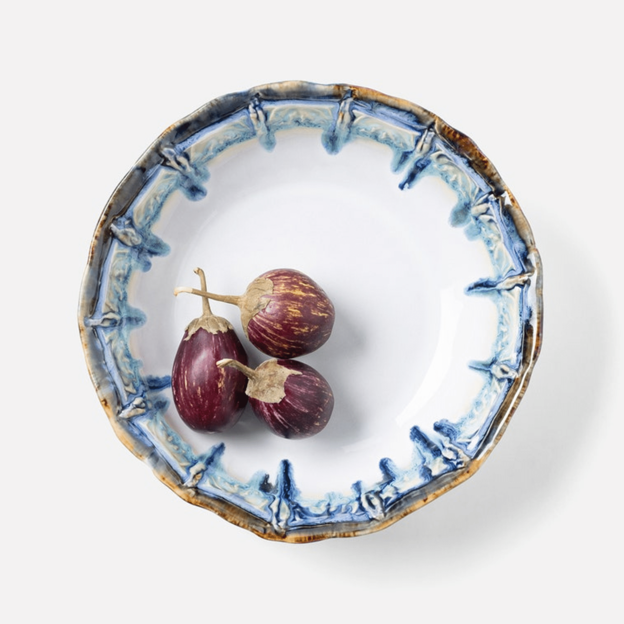 Delara Light Azure Serving Bowl Set - Our Boat House