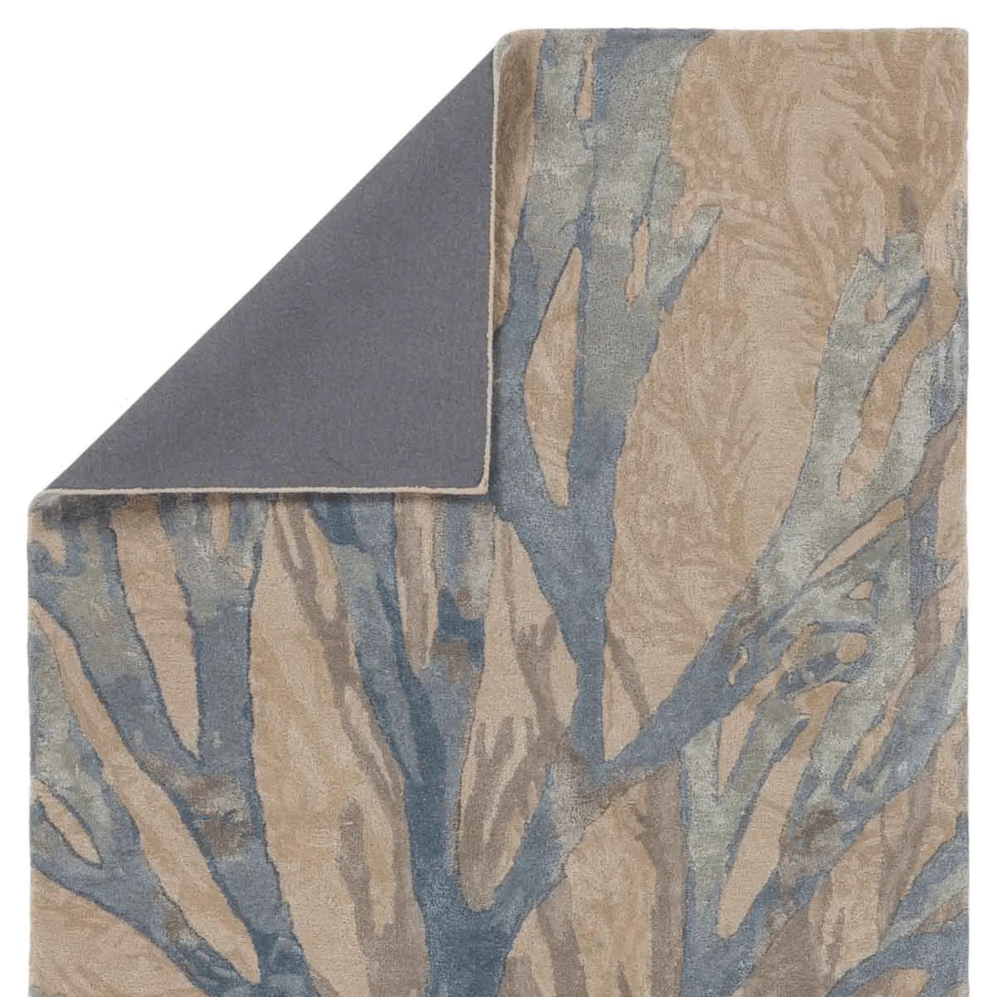 Delray Beach Coral Rug - Silver Blue - Our Boat House