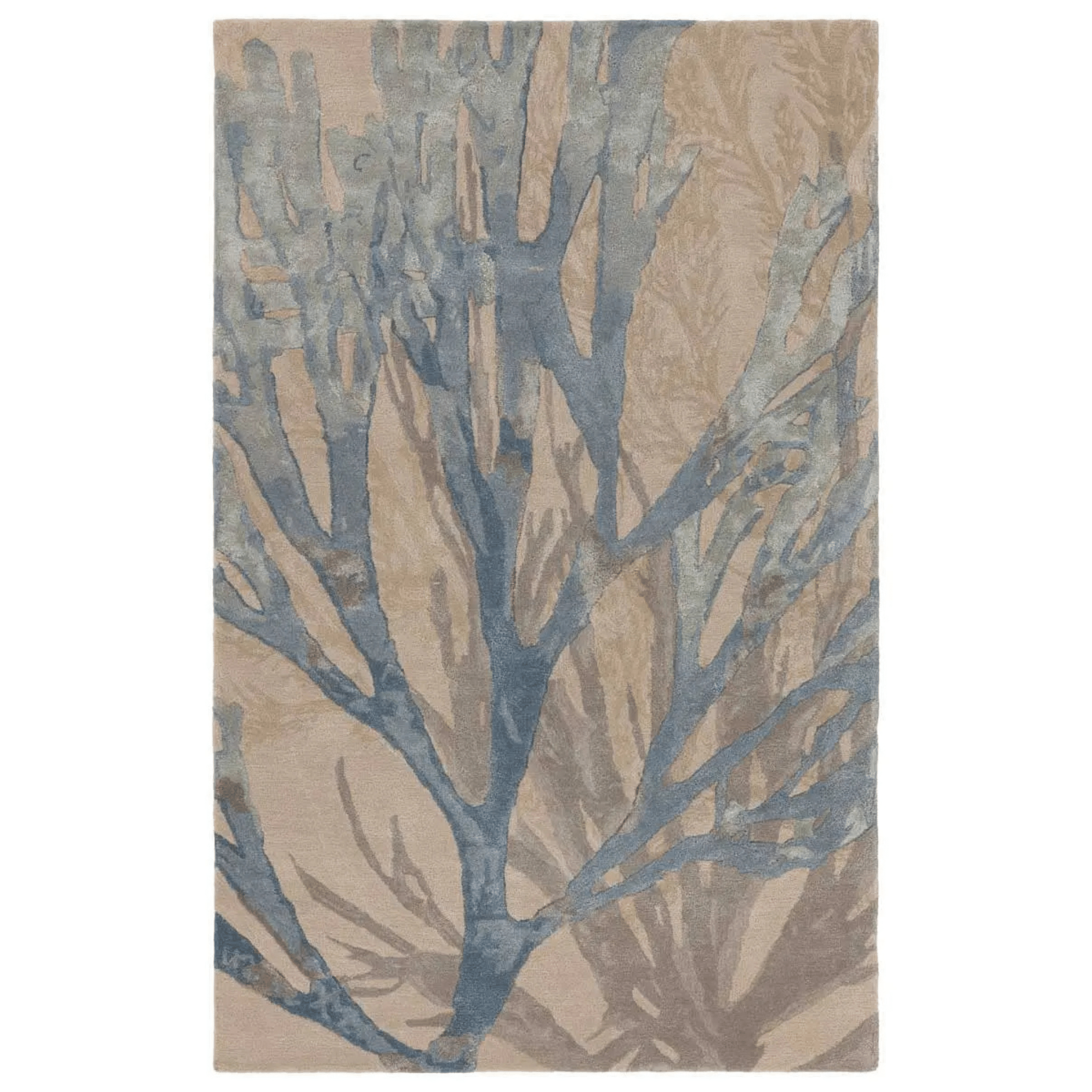 Delray Beach Coral Rug - Silver Blue - Our Boat House