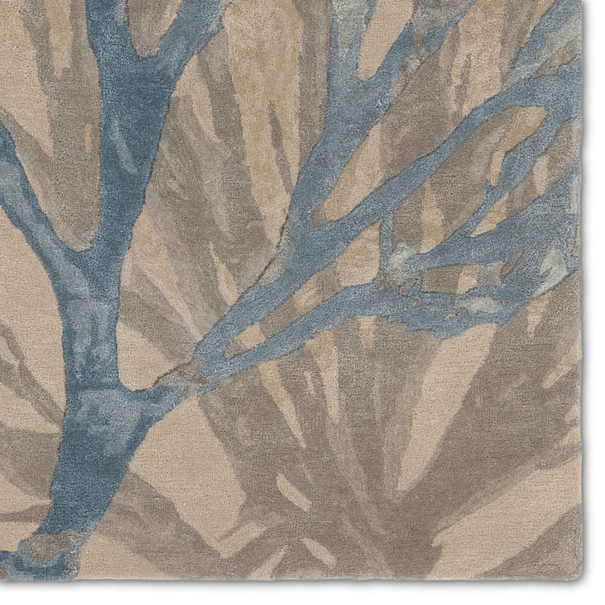 Delray Beach Coral Rug - Silver Blue - Our Boat House