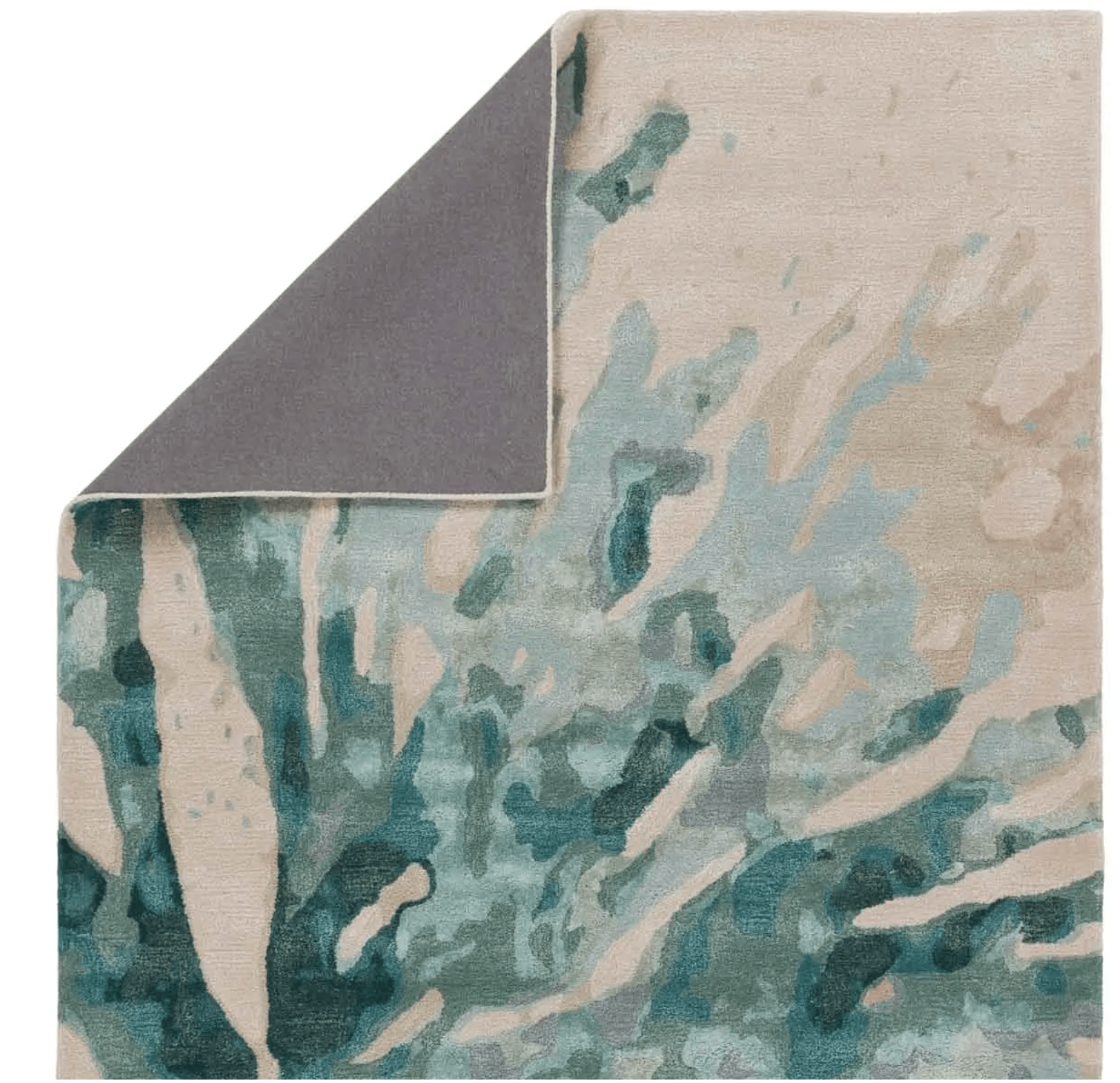 Cyrel Rug Delray Beach Coral Rug - Teal – Our Boat House