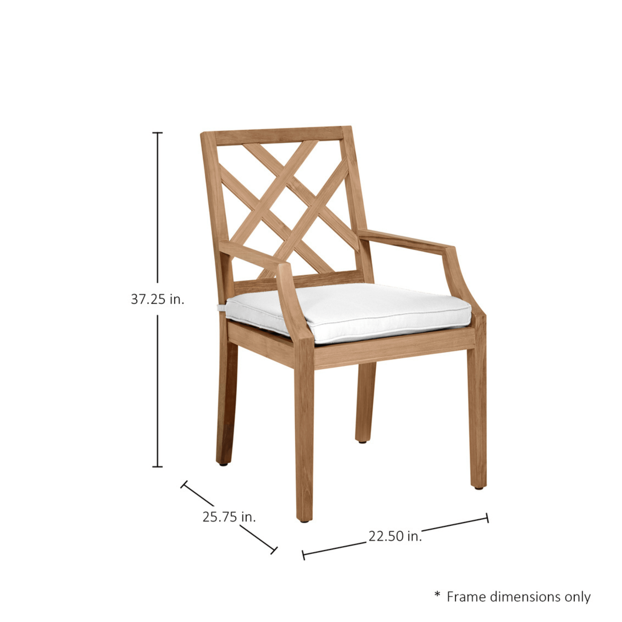 Delray Teak Dining Arm Chair - Our Boat House